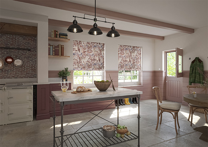 Acer, Mauve - Twist&Fit Roman Blind - Image 6